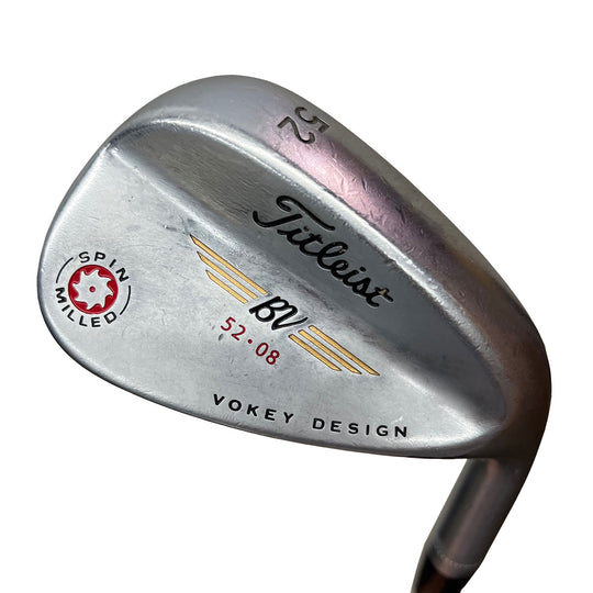 Used Titleist Vokey Spin Milled Red 52.08 Wedge 27058