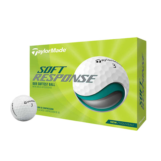 TaylorMade Soft Response Golf Balls - One Dozen - White