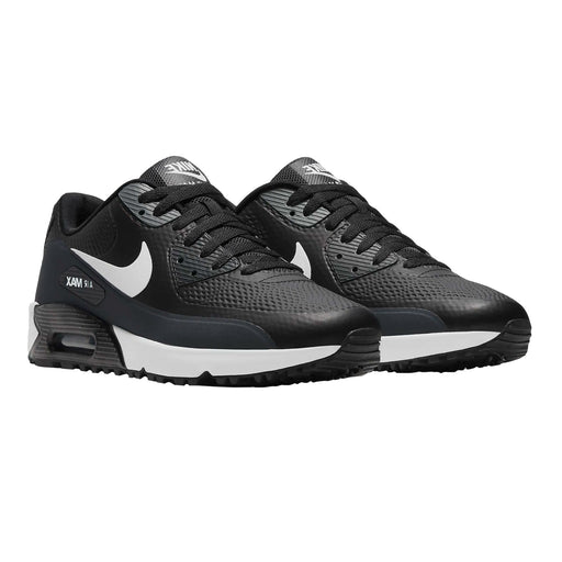 Nike Air Max 90 G Mens Golf Shoes - BLK/WHT/GRY 002/D Medium/13.0
