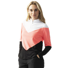 Load image into Gallery viewer, Daily Sports Ebba Black Womens Golf 1/2 Zip - BLACK 999/L
 - 1