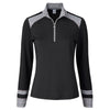 Daily Sports Salma Black Womens Golf 1/2 Zip