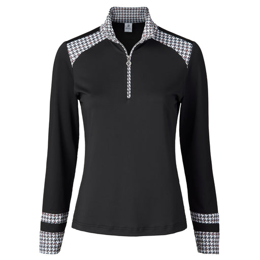 Daily Sports Salma Black Womens Golf 1/2 Zip - BLACK 999/XL