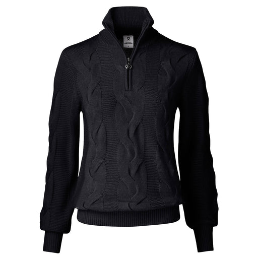 Daily Sports Addie Womens 1/2 Zip Golf Sweater - BLACK 999/L