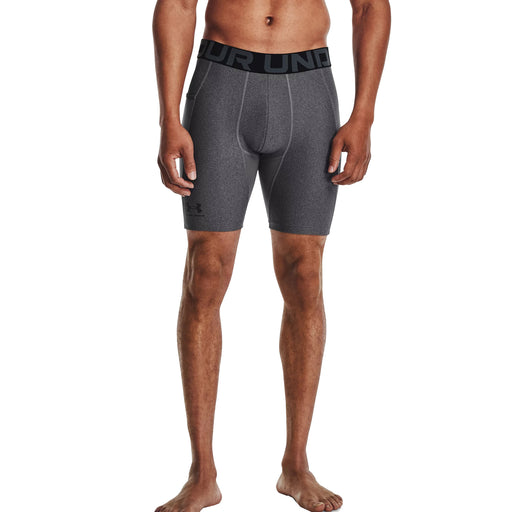 Under Armour HeatGear Mens Compression Shorts - CARBON HTHR 090/XXL