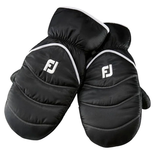 FootJoy Winter Cart Black/White Unisex Golf Mitts - Pair/One Size