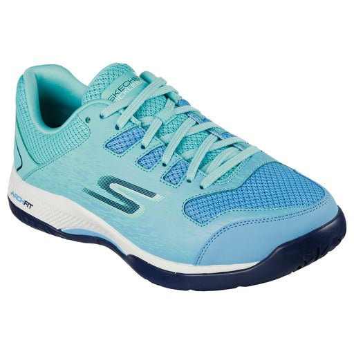 Skechers Viper Court Womens Pickleball Shoes - Teal/Blue/Yello/B Medium/10.0