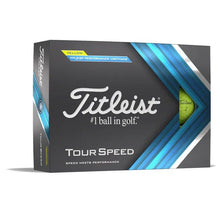 Load image into Gallery viewer, Titleist Tour Speed Golf Balls - Dozen - Yellow
 - 3