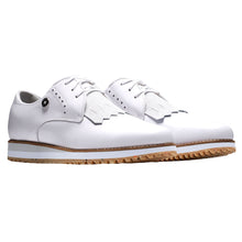 Load image into Gallery viewer, FootJoy Sport Retro Kiltie Womens Golf Shoes - Wht/Wht/Grey/B Medium/10.0
 - 1