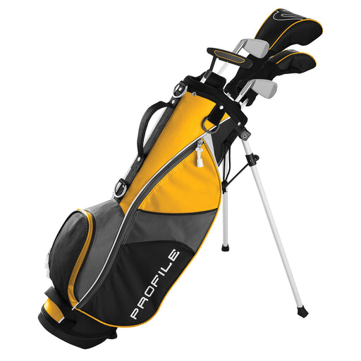 Wilson Profile JGI JR LH Carry Complete Golf Set - M/Yellow