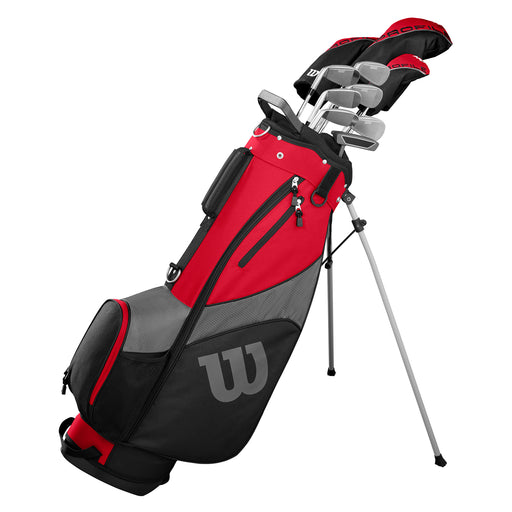 Wilson Profile SGI Mens RH Golf Complete Set - Long/Regular/Red/Grey/Black