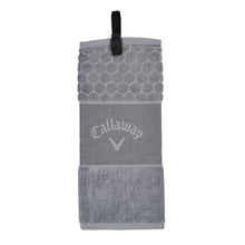 Load image into Gallery viewer, Callaway Tri-Fold Golf Towel - Silver
 - 4