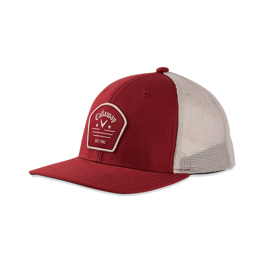 Callaway Trucker Mens Golf Hat - Dark Red/One Size