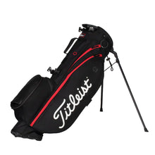 Load image into Gallery viewer, Titleist Players 4 Golf Stand Bag - Black/Black/Red
 - 6