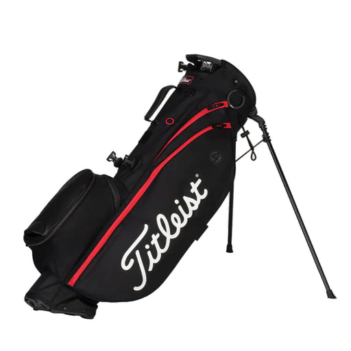 Titleist Players 4 Golf Stand Bag - Black/Black/Red