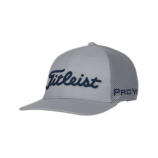 Titleist Tour Snapback Mesh Mens Golf Hat - Gray/Navy/One Size