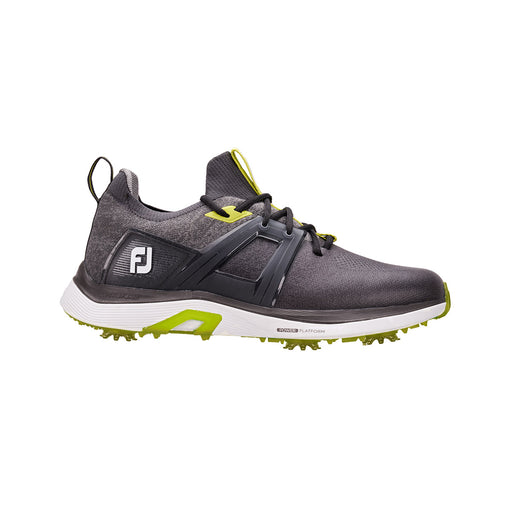 FootJoy HyperFlex Mens Golf Shoes 2023 - Charcl/Gry/Lime/2E WIDE/10.5