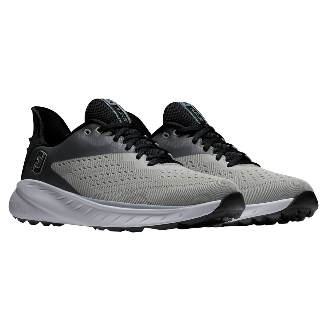 FootJoy Flex XP Mesh Mens Golf Shoes 2023 - Gray/Wht/Black/D Medium/14.0