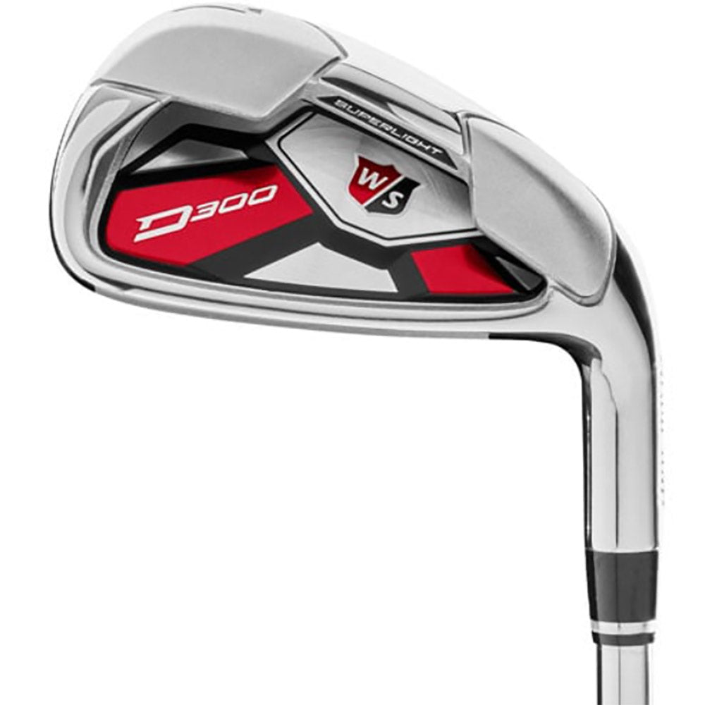 Wilson D300 SL Right Hand Mens Steel Irons - 5-PW GW/D300 Superlight/Uniflex