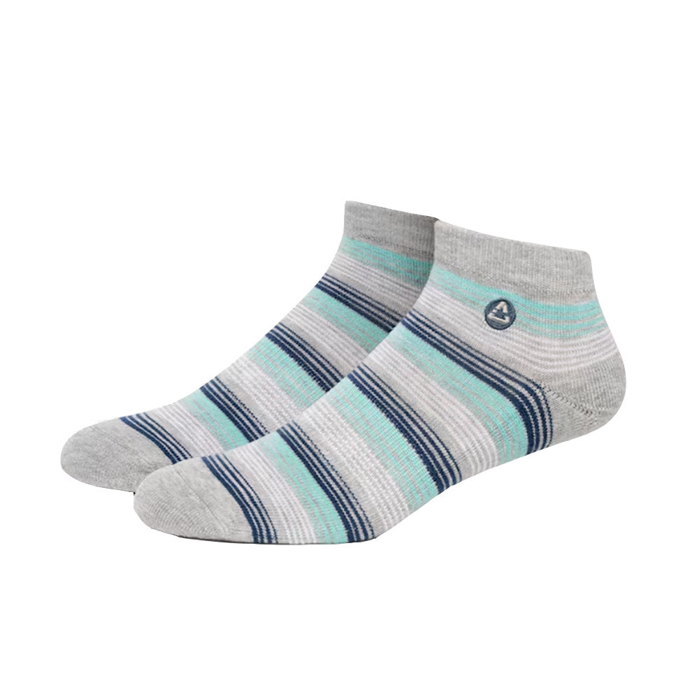 Cuater by TravisMathew Cool Cavern Ankle Socks - Heather Sleet/One Size