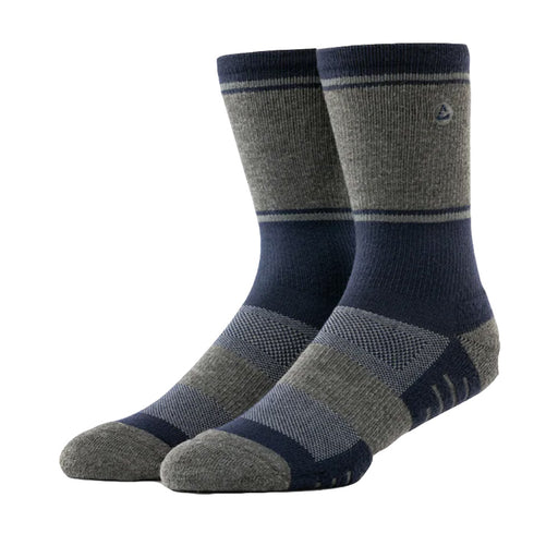 Cuater by TravisMathew Baja Crew Socks - Hthr Mood Indgo/One Size