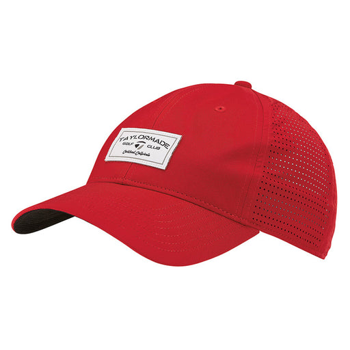TaylorMade Performance Lite Patch Mens Golf Hat - Red/One Size
