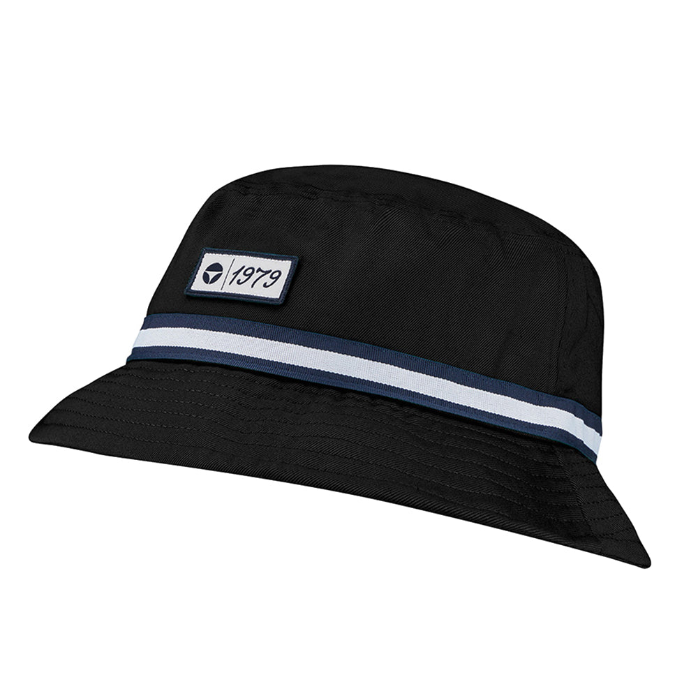 TaylorMade Vintage Twill Mens Bucket Hat - Black/L/XL