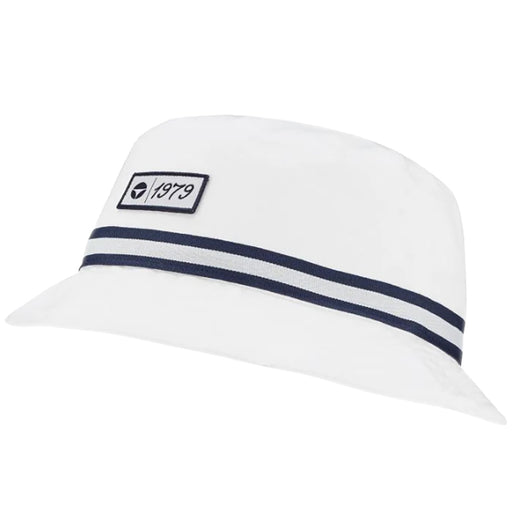 TaylorMade Vintage Twill Mens Bucket Hat - White/L/XL