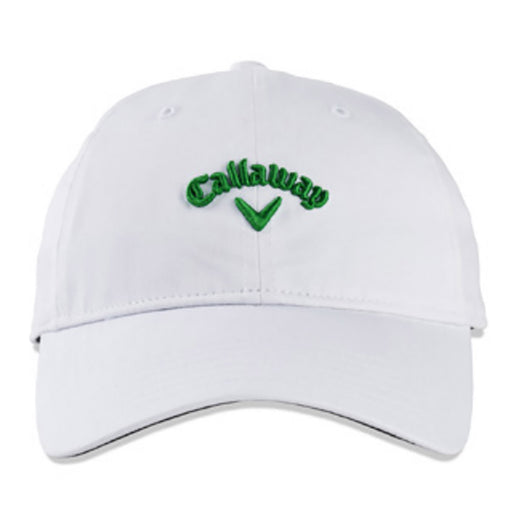 Callaway Heritage Twill St. Paddys Hat - White/Kelly Grn
