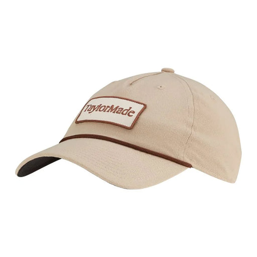 TaylorMade Vintage 5 Panel Rope Mens Golf Hat - Khaki/One Size