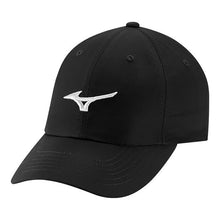Load image into Gallery viewer, Mizuno Tour Adjustable Lightweight Golf Hat - Black/White/One Size
 - 1