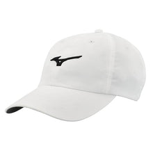 Load image into Gallery viewer, Mizuno Tour Adjustable Lightweight Golf Hat - White/Black/One Size
 - 5
