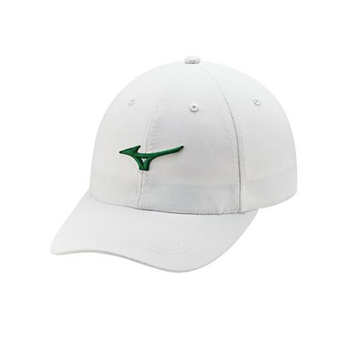 Mizuno Tour Adjustable Lightweight Golf Hat - White/Green/One Size