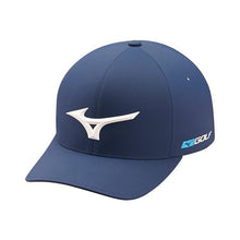 Load image into Gallery viewer, Mizuno Tour Delta Fitted Golf Hat - Navy/L/XL
 - 3