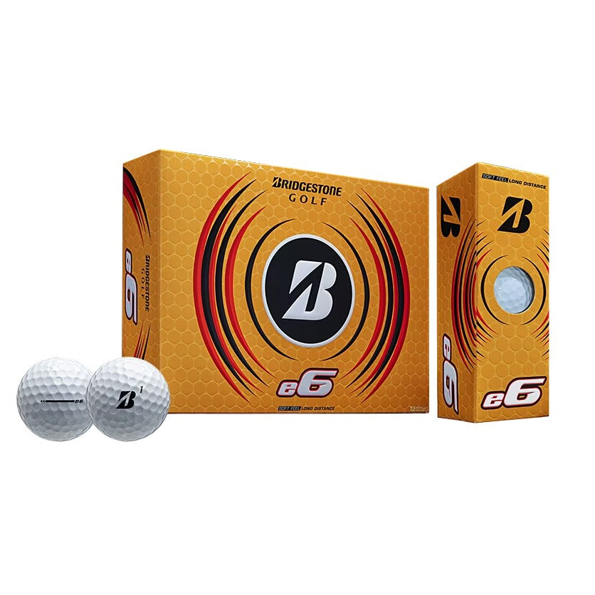 Bridgestone e6 Golf Balls - Dozen - White