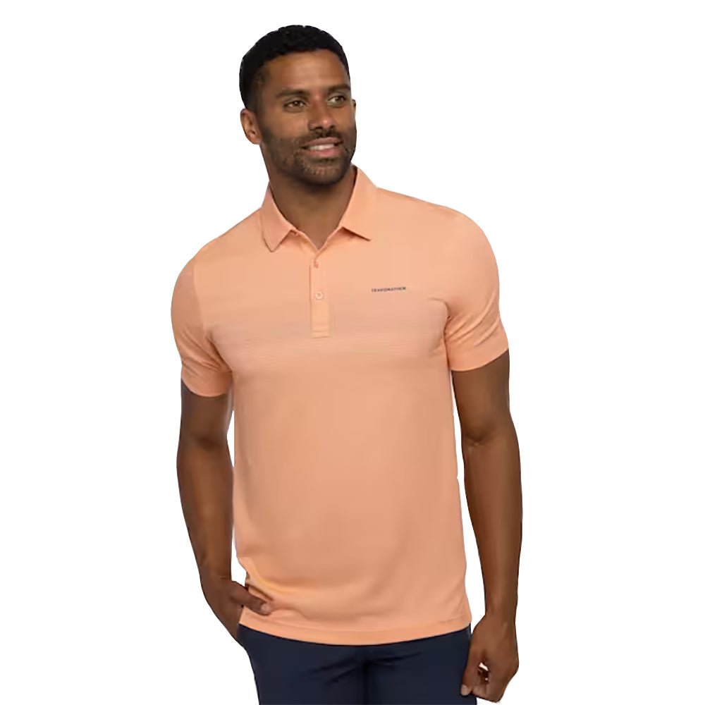 Travis Mathew Mesa Central Mens Golf Polo - Hthr Melon 8hml/XXL