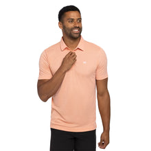 Load image into Gallery viewer, Travis Mathew Mucho Gusto Mens Golf Polo - Hthr Melon 8hml/XXL
 - 1