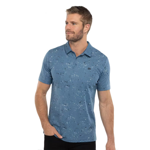 Travis Mathew Splatter Print Mens Golf Polo - Stellar Bl 4sbu/XXL