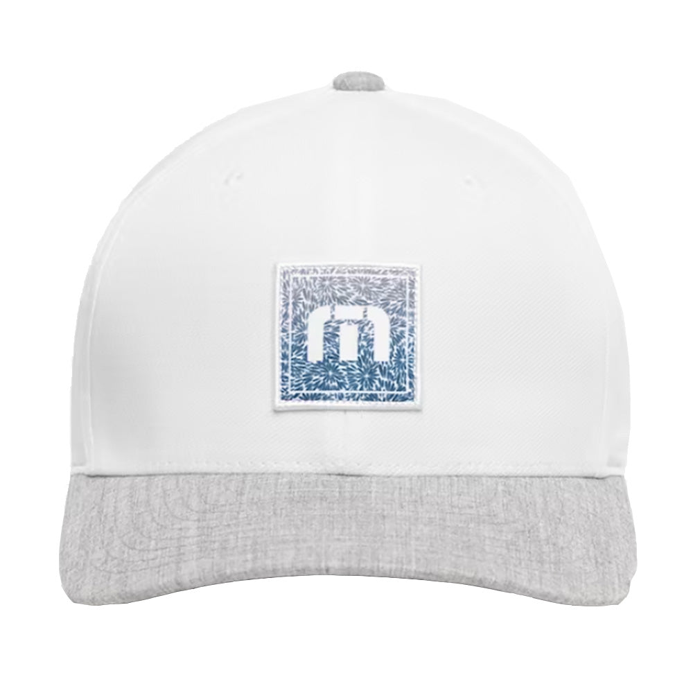 Travis Mathew Onboard Entertainment Mens Golf Cap - White 1wht/L/XL