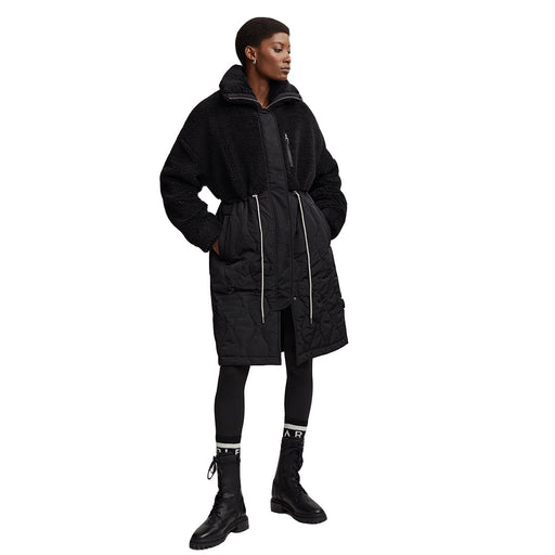Varley Walsh Quilt Sherpa Womens Coat - Black/L