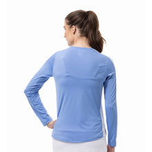 Load image into Gallery viewer, SanSoleil Sunglow Active Womens Tennis Shirt
 - 2
