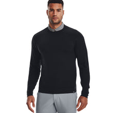 Load image into Gallery viewer, Under Armour Intelliknit Mens Golf Crewneck - BLACK 001/XXL
 - 1