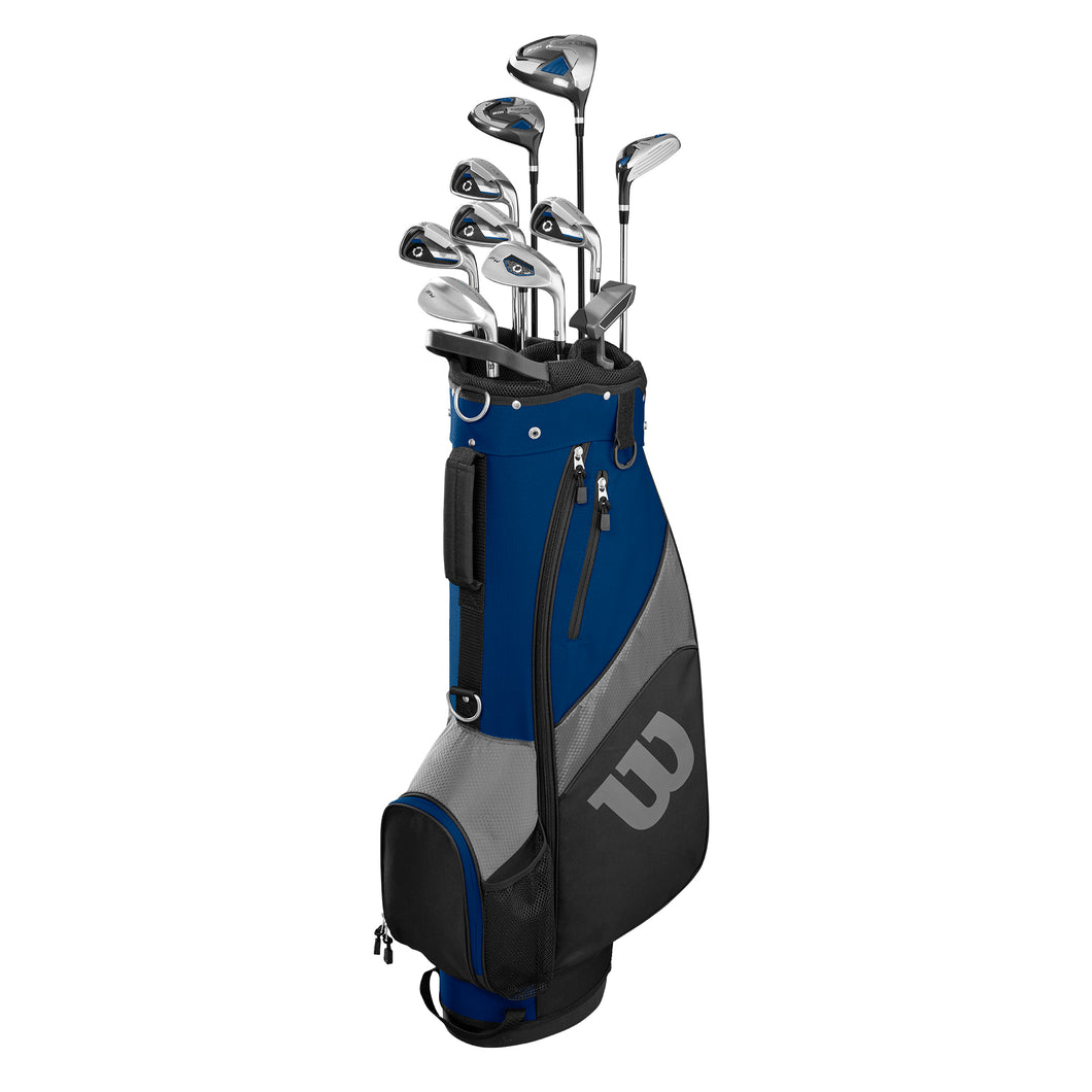 Wilson Profile SGI Sr Mens RH Golf Complete Set - Standard/Senior/Blue/Grey/Black