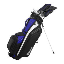 Load image into Gallery viewer, Wilson Player Fit Mn LH Stl Complet Stand Golf Set - Standard/Regular/Black/Blue/Wht
 - 1