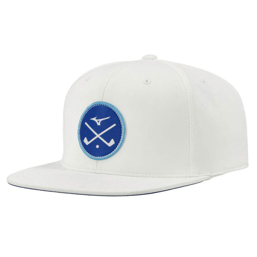 Mizuno Crossed Clubs Snapback Golf Hat - White/One Size