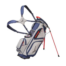 Load image into Gallery viewer, Mizuno BR-DX 14-Way Hthr Grey Golf Stand Bag - Hthr Grey/Navy
 - 1