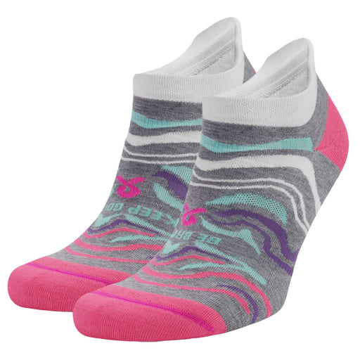 Balega Grit and Grace Womens No Show Tab Socks - Mid Grey/M