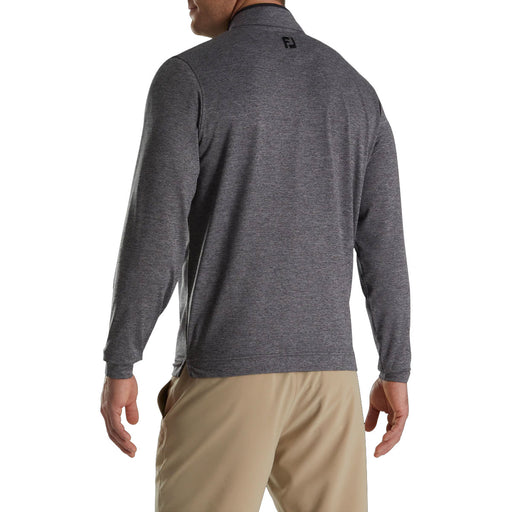 Footjoy Ltwt Solid Mid Charcoal Mens Golf 1/2 Zip