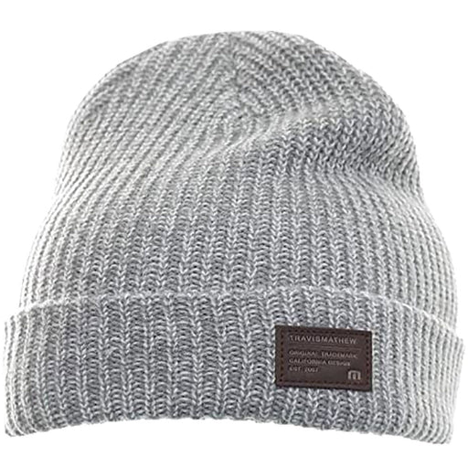 TravisMathew Takedown Mens Golf Beanie - Hthr Grey 9hgr/One Size