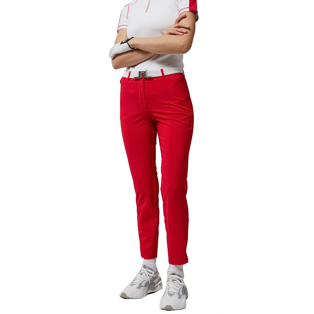 J. Lindeberg Pia Womens Golf Pants - BAR CHERRY G131/29