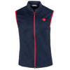 J. Lindeberg Neso Mid Layer Navy Mens Golf Vest